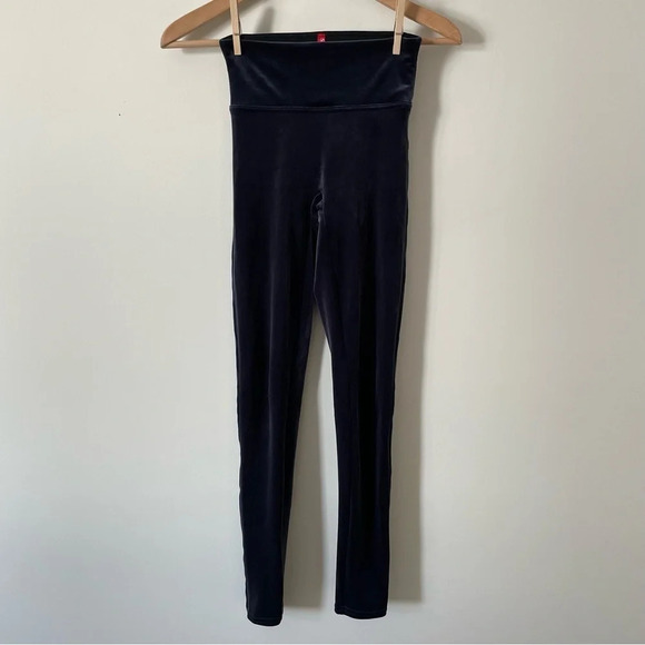 Spanx Velvet  Leggings Navy - Picture 4 of 10